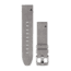Garmin Fenix 5s 20mm QuickFit Suede Leather Band, Gray 010-12491-16