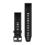 Garmin Fenix 5S Plus 20mm QuickFit Silicone Band, Black, Small/Medium 010-12739-00