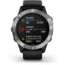 Garmin Fenix 6 Multisport GPS Smartwatch, Silver w/Black Band, 010-02158-00