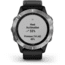 Garmin Fenix 6 Multisport GPS Smartwatch, Silver w/Black Band, 010-02158-00