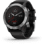 Garmin Fenix 6 Multisport GPS Smartwatch, Silver w/Black Band, 010-02158-00