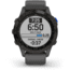 Garmin Fenix 6 Pro Solar Watch, Black w/Slate Gray Band, 010-02410-10