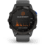 Garmin Fenix 6 Pro Solar Watch, Black w/Slate Gray Band, 010-02410-10