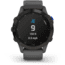 Garmin Fenix 6 Pro Solar Watch, Black w/Slate Gray Band, 010-02410-10