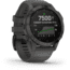Garmin Fenix 6 Pro Solar Watch, Black w/Slate Gray Band, 010-02410-10