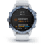 Garmin Fenix 6 Pro Solar Watch, Mineral Blue w/Whitestone band, 010-02410-18