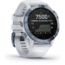 Garmin Fenix 6 Pro Solar Watch, Mineral Blue w/Whitestone band, 010-02410-18