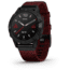 Garmin Fenix 6 Sapphire Multisport Fitness Watch, Black DLC w/Red Nylon Band, 010-02158-16