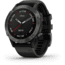 Garmin Fenix 6 Sapphire Multisport Fitness Watch, Gray w/Black Band, 010-02158-10