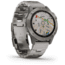 Garmin Fenix 6 Sapphire Multisport Fitness Watch, Titanium Gray w/Ti Band, 010-02158-22