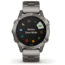 Garmin Fenix 6 Sapphire Multisport Fitness Watch, Titanium Gray w/Ti Band, 010-02158-22