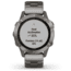 Garmin Fenix 6 Sapphire Multisport Fitness Watch, Titanium Gray w/Ti Band, 010-02158-22