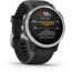 Garmin Fenix 6S Premium Multisport GPS Smartwatch, Silver w/Black Band, 010-02159-01