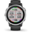 Garmin Fenix 6S Premium Multisport GPS Smartwatch, Silver w/Black Band, 010-02159-01