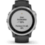 Garmin Fenix 6S Premium Multisport GPS Smartwatch, Silver w/Black Band, 010-02159-01