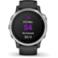Garmin Fenix 6S Premium Multisport GPS Smartwatch, Silver w/Black Band, 010-02159-01