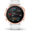 Garmin Fenix 6S Pro Multisport GPS Smartwatch, Rose Gold w/White Band, 010-02159-10