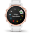 Garmin Fenix 6S Pro Multisport GPS Smartwatch, Rose Gold w/White Band, 010-02159-10