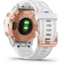 Garmin Fenix 6S Pro Multisport GPS Smartwatch, Rose Gold w/White Band, 010-02159-10