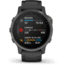 Garmin Fenix 6S Sapphire Multisport GPS Smartwatch, Carbon Grey DLC w/Black Band, 010-02159-24