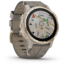 Garmin Fenix 6S Sapphire Multisport GPS Smartwatch, Champagne w/Shale Suede Band, 010-02159-39