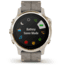 Garmin Fenix 6S Sapphire Multisport GPS Smartwatch, Champagne w/Shale Suede Band, 010-02159-39
