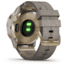 Garmin Fenix 6S Sapphire Multisport GPS Smartwatch, Champagne w/Shale Suede Band, 010-02159-39