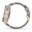 Garmin Fenix 6S Sapphire Multisport GPS Smartwatch, Champagne w/Shale Suede Band, 010-02159-39