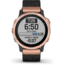 Garmin Fenix 6S Sapphire Multisport GPS Smartwatch, Rose Gold/Black w/Nylon Band, 010-02159-36