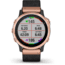 Garmin Fenix 6S Sapphire Multisport GPS Smartwatch, Rose Gold/Black w/Nylon Band, 010-02159-36