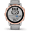 Garmin Fenix 6S Sapphire Multisport GPS Smartwatch, Rose Gold w/Gray Band, 010-02159-20
