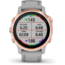 Garmin Fenix 6S Sapphire Multisport GPS Smartwatch, Rose Gold w/Gray Band, 010-02159-20