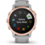 Garmin Fenix 6S Sapphire Multisport GPS Smartwatch, Rose Gold w/Gray Band, 010-02159-20