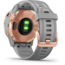 Garmin Fenix 6S Sapphire Multisport GPS Smartwatch, Rose Gold w/Gray Band, 010-02159-20