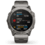 Garmin Fenix 6X Pro Solar Multisport GPS Smartwatch, Titanium w/Ti Band, 010-02157-23