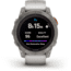 Garmin Fenix 7 ProSapphire Solar Edition Titanium with Fog Gray/Ember Orange Band Watch, 010-02777-20