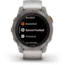 Garmin Fenix 7 ProSapphire Solar Edition Titanium with Fog Gray/Ember Orange Band Watch, 010-02777-20