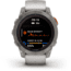Garmin Fenix 7 ProSapphire Solar Edition Titanium with Fog Gray/Ember Orange Band Watch, 010-02777-20