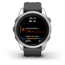 Garmin Fenix 7S Pro Solar Edition Silver with Graphite Band Watch, 010-02776-00