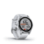 Garmin Fenix 7S Watch, Silver Case, Whitestone Band, 010-02539-02