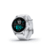 Garmin Fenix 7S Watch, Silver Case, Whitestone Band, 010-02539-02