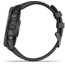 Garmin Fenix 7X Pro Sapphire Solar Edition Carbon Gray DLC Titanium with Black Band Watch, 010-02778-10