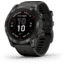 Garmin Fenix 7X Pro Sapphire Solar Edition Carbon Gray DLC Titanium with Black Band Watch, 010-02778-10