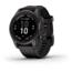 Garmin Fenix 7X ProSapphire Solar Edition Titanium with Fog Gray/Ember Orange Band Watch, 010-02778-14