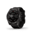 Garmin Fenix 7X Sapphire Solar Watch, Carbon Gray DLC Titanium Case, Black Band, 010-02541-10