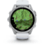 Garmin fenix 8 AMOLED 43mm GPS Watch, Silver with Whitestone Silicone Band, 010-02903-00