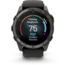 Garmin Fenix 8 Pro Unisex Watches, 51mm Case Diameter, Titanium Bezel, Black/Pebble Gray Silicone Band, 010-03199-00