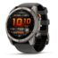 Garmin Fenix 8 Pro Unisex Watches, 51mm Case Diameter, Titanium Bezel, Graphite/Black Silicone Band, 010-03199-10