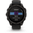 Garmin fenix 8 Sapphire Solar Edition 47mm GPS Watch, Carbon Gray DLC Titanium with Black/Pebble Gray Silicone, 010-02906-10