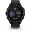 Garmin fenix 8 Sapphire Solar Edition 47mm GPS Watch, Carbon Gray DLC Titanium with Black/Pebble Gray Silicone, 010-02906-10